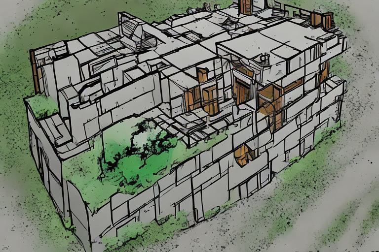 "Don't build on rented land" generated with AI